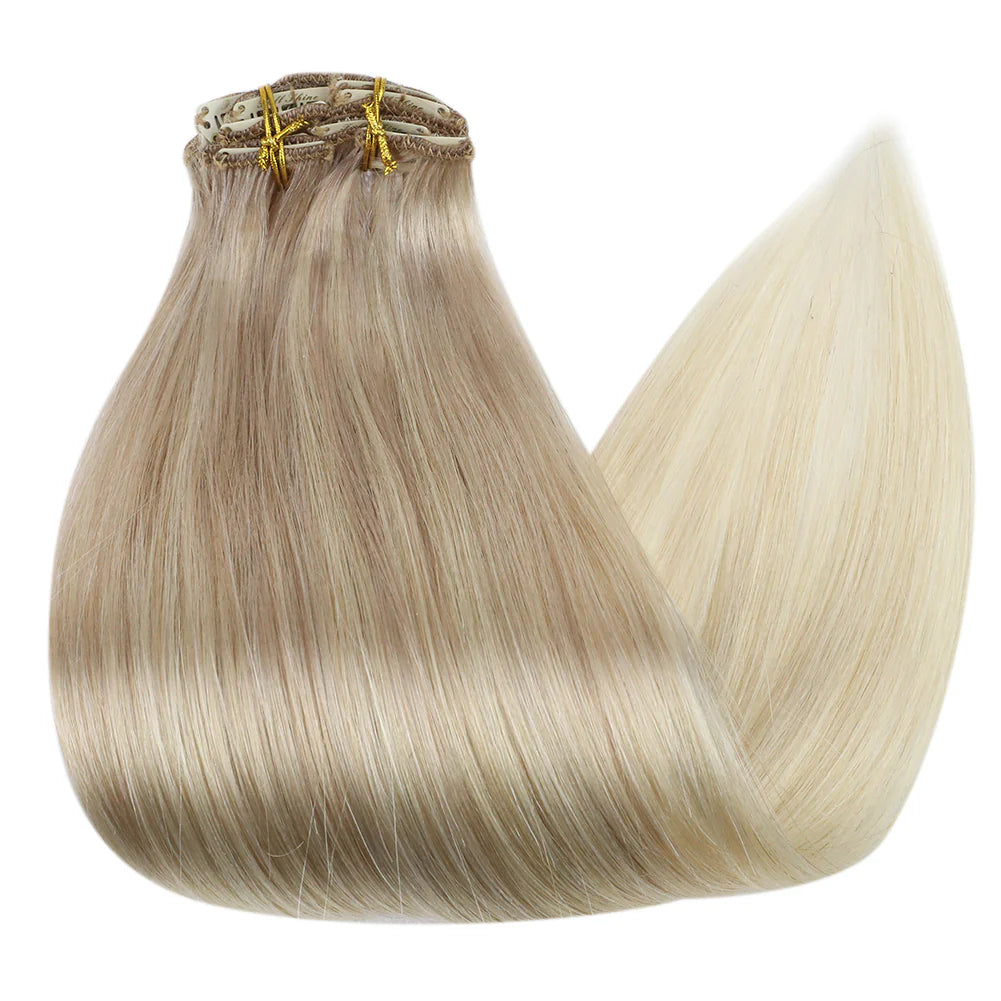 Ash Blonde to Blonde 100% Remy Human Hair（#18 22 60）