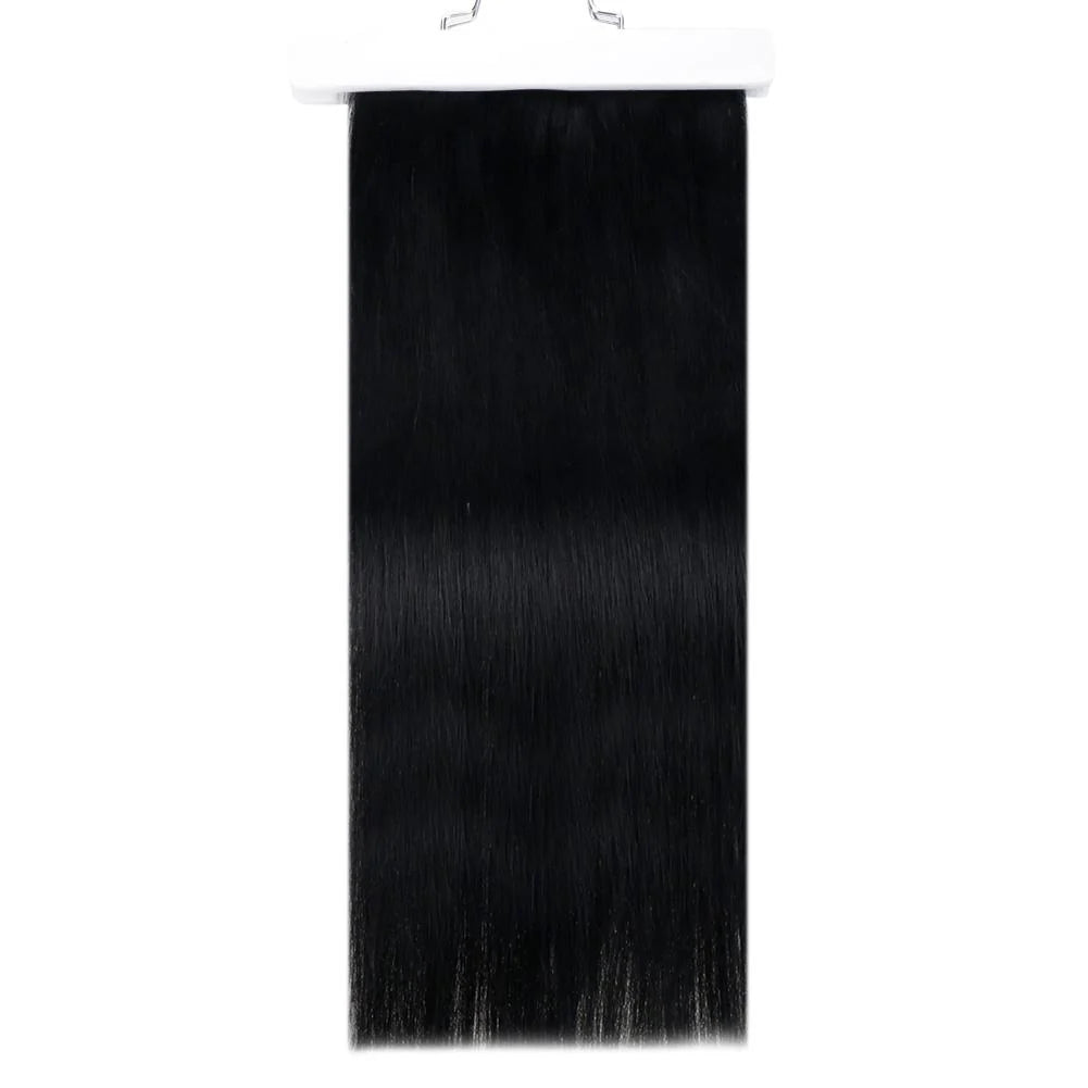 Jet Black 100% Remy Human Hair（#1）