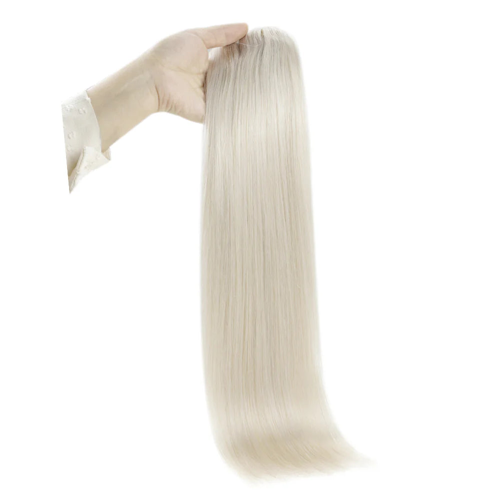 Ice Blonde 100% Remy Human Hair（#1000 ）