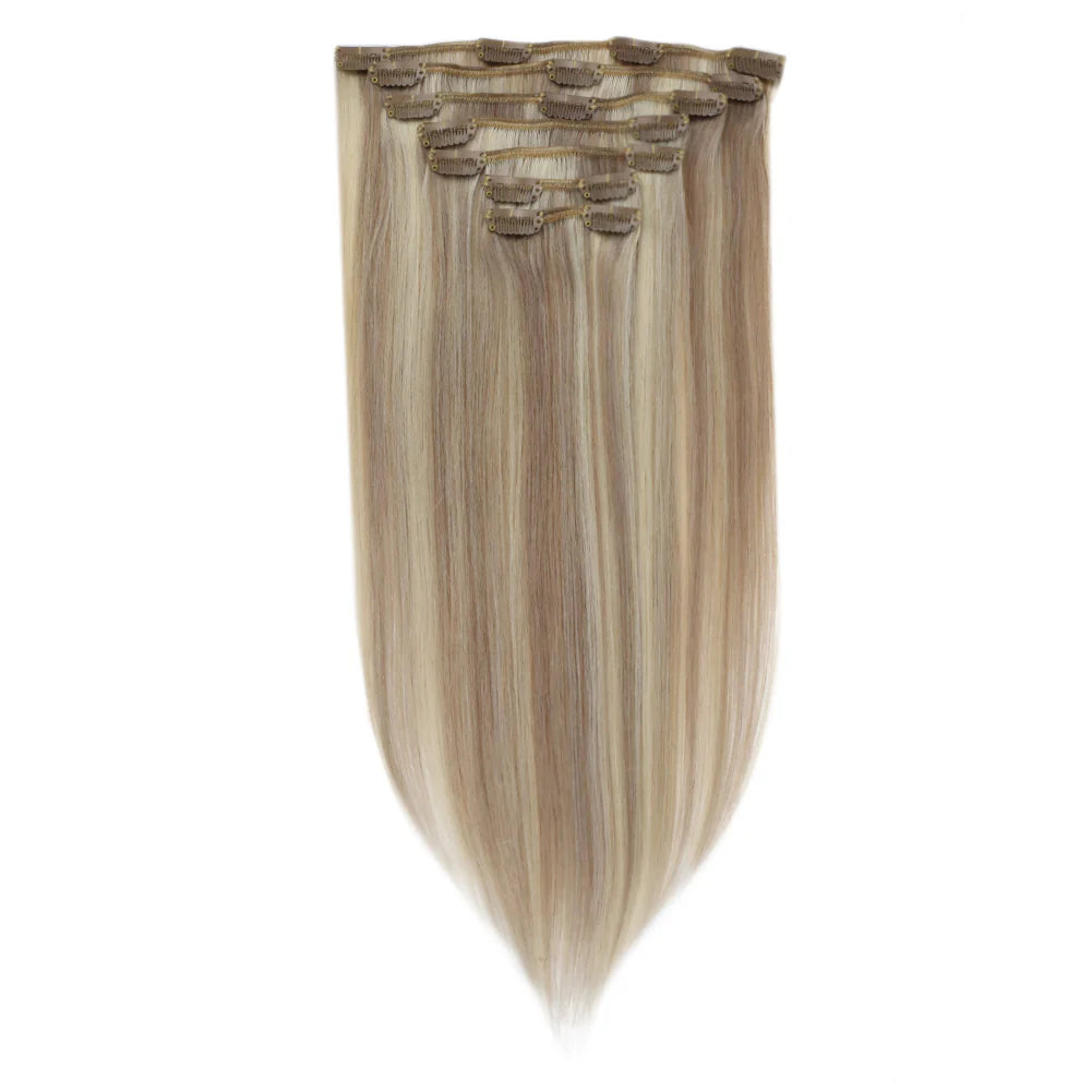 Ash Blonde Highlight Platinum Blonde 100% Remy Human Hair（#18P613）