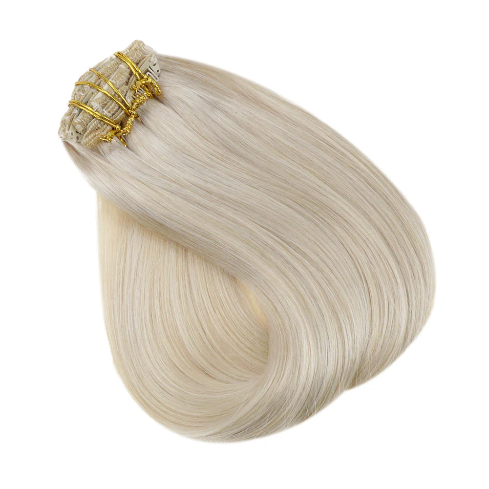 Platinum Blonde 100% Remy Human Hair（#60）