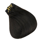 Natural Black 100% Remy Human Hair（#1B）