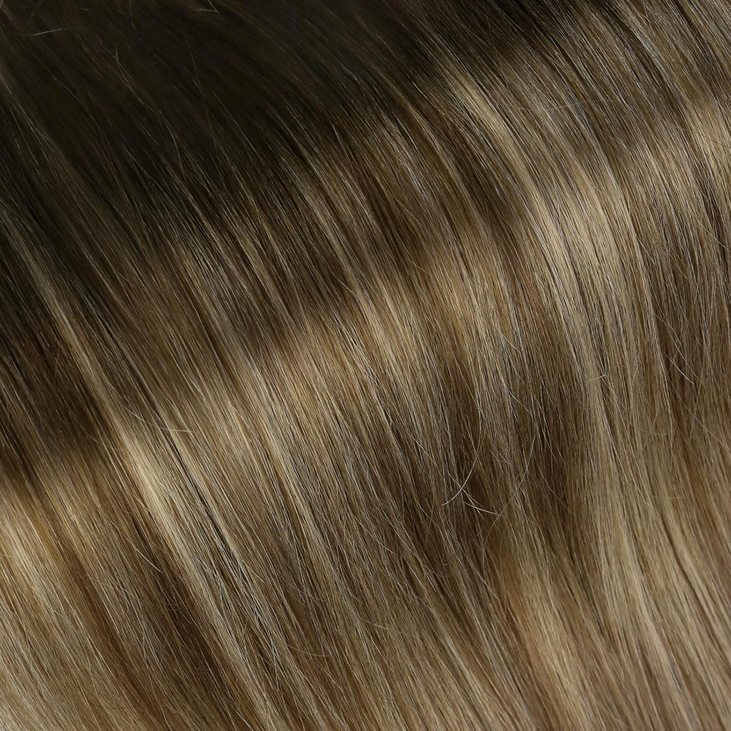 Dark Brown With Low Lights 100% Remy Human Hair（#2 3 27）