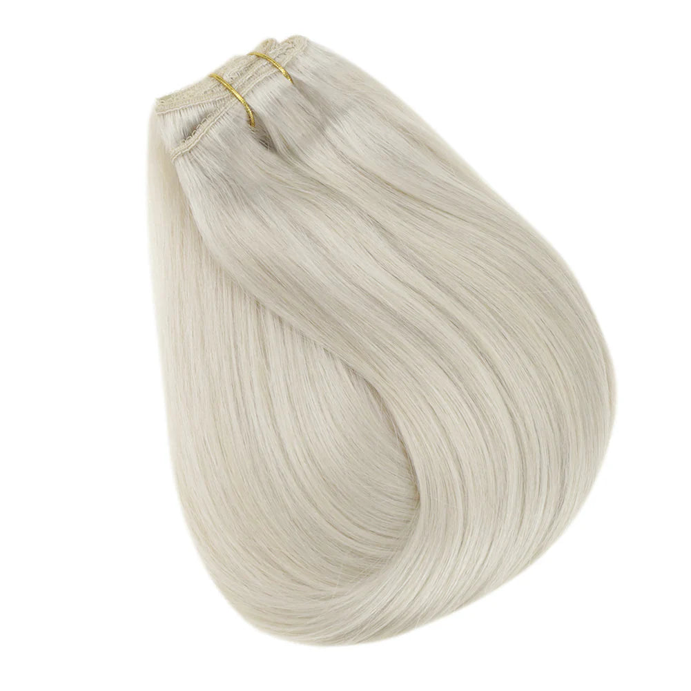 Ice Blonde 100% Remy Human Hair（#1000 ）