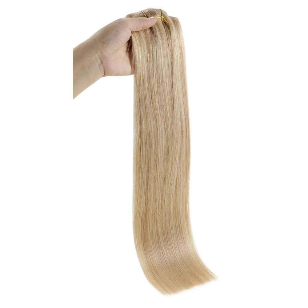 Light Blonde Highlight 100% Remy Human Hair（#16P22）