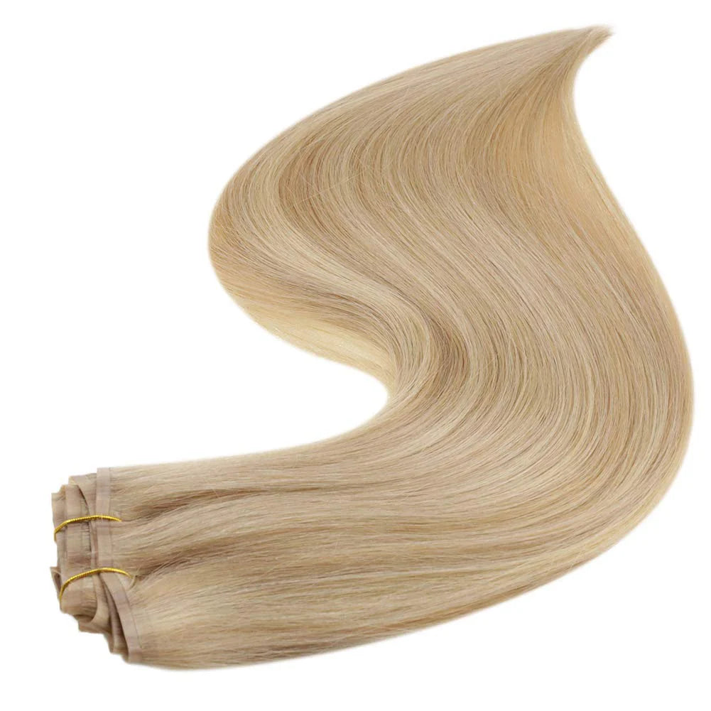 Light Blonde Highlight 100% Remy Human Hair（#16P22）