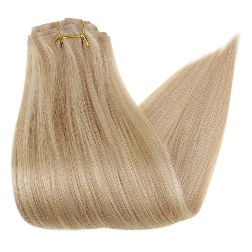 Light Blonde Highlight 100% Remy Human Hair（#16P22）