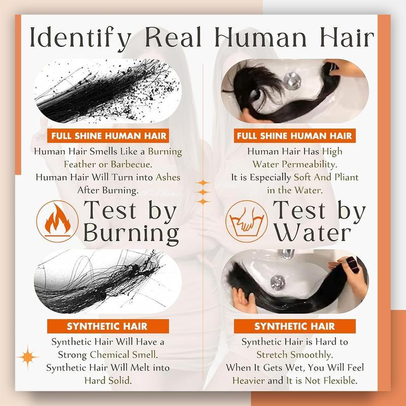 Brown 100% Remy Human Hair（#3）