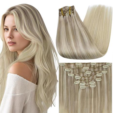 Ash Blonde to Blonde 100% Remy Human Hair（#18 22 60）