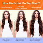 Auburn Red Clip in Extensions 100% Remy Human Hair  (#550)