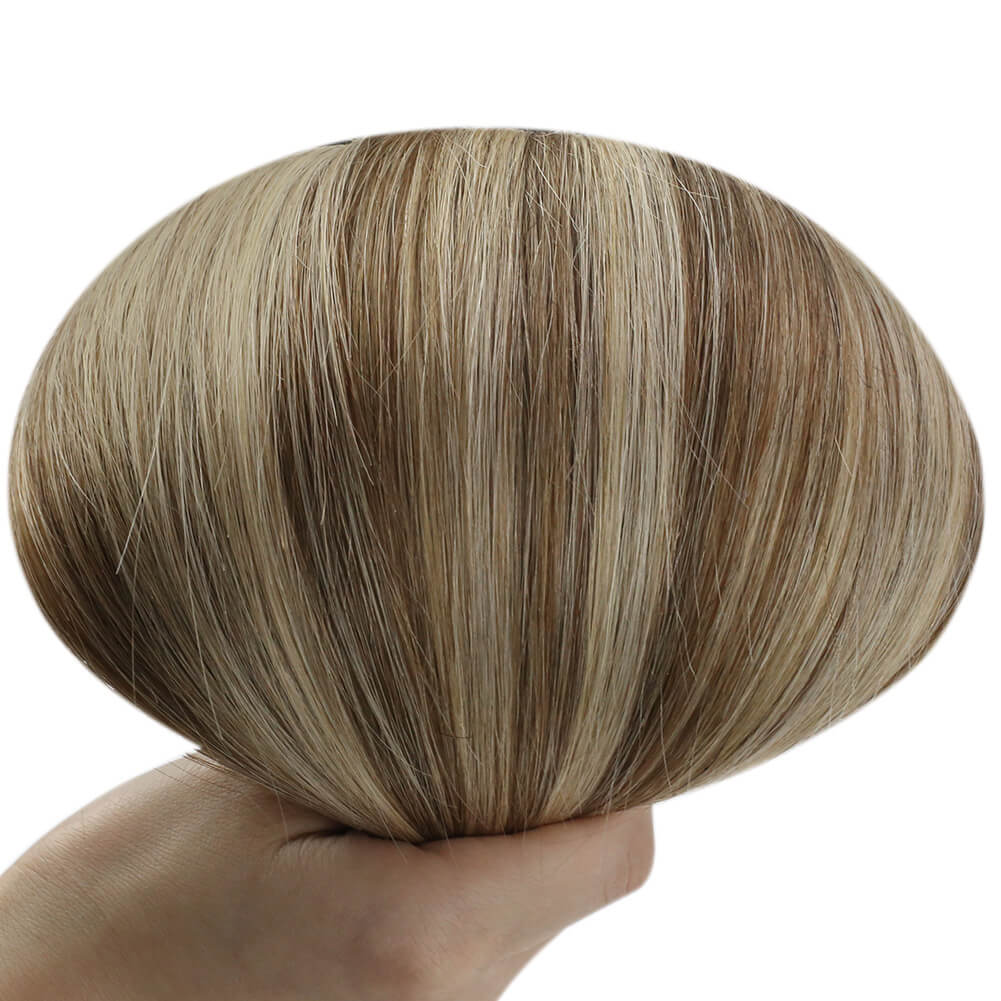 Chestnut Brown Ombre Brown With Blonde 100% Remy Human Hair（#6 60 6 ）