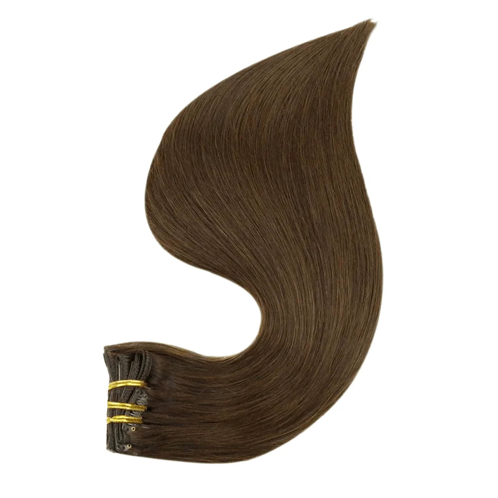 Medium Brown 100% Remy Human Hair（#4）