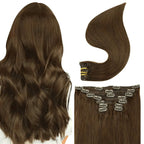 Medium Brown 100% Remy Human Hair（#4）