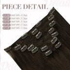 Dark Brow 100% Remy Human Hair（#2）